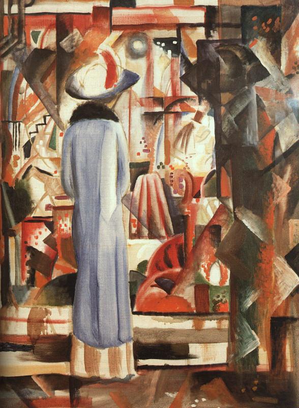 August Macke Large Bright Shop Window oil painting image